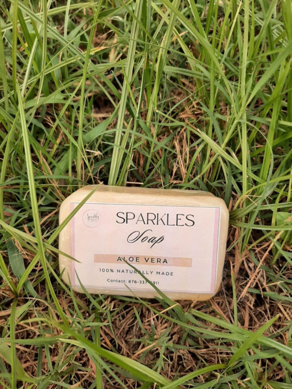 sparkles soap - Aloe Vera