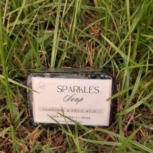 sparkles soap - Charcoal & Kojic Acid