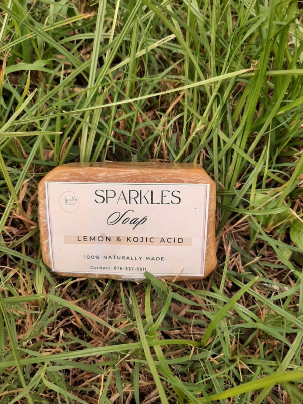 sparkles soap - Lemon & Kojic Acid