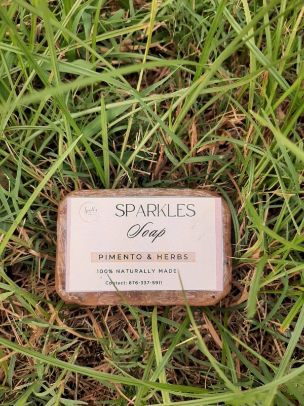 sparkles soap - Pimento & Herbs